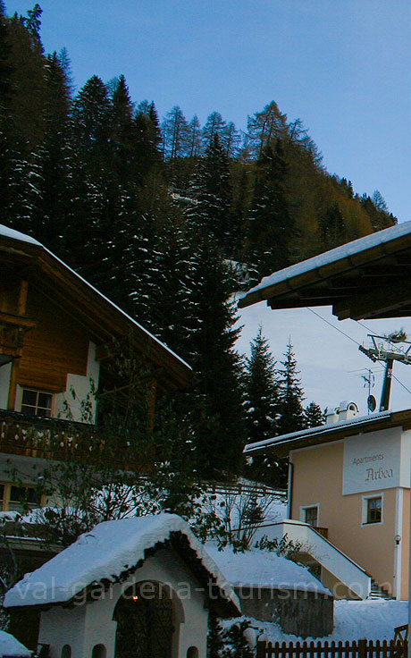 Aussicht Residence Arbea in Wolkenstein foto
